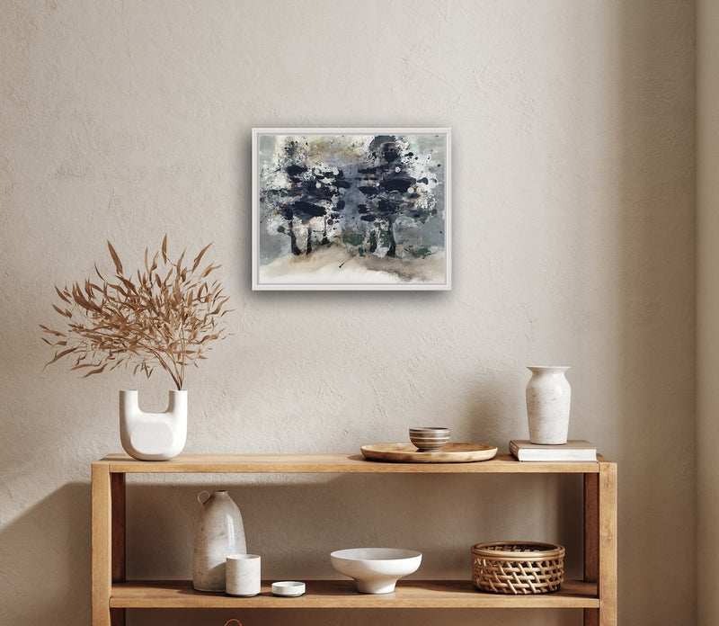 40 x 50 cm, Unikat, 'Laubwald' (KARO2-442) - Acrylgemälde von Karen Rohde