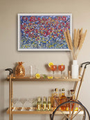 40 x 60 cm, Unikat, 'Smiling Flowers' (KARO2-449) - Acrylgemälde von Karen Rohde