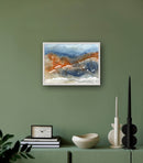 29 x 39 cm, Unikat, 'Wald im Frühling 1' (HW1-427) - Acrylgemälde von Hagen Wieland