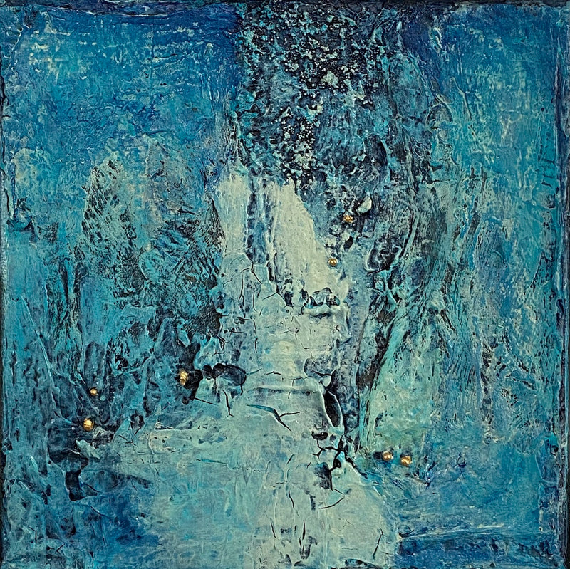 20 x 20 cm, Unikat, 'Ocean II' (CLD13-377) -  von Clémentine Daudier