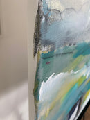 80 x 60 cm, Unikat, 'Felder' (HW1-409) - Acrylgemälde von Hagen Wieland