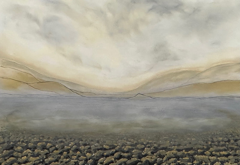70 x 100 cm, Unikat, 'Death Valley' (HW1-434) - Acrylgemälde von Hagen Wieland