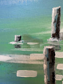 70 x 50 cm, Unikat, 'Paros' (HW1-450) - Acrylgemälde von Hagen Wieland