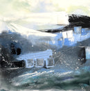 60 x 60 cm, Unikat, 'Krabbenfischer' (HW1-451) - Acrylgemälde von Hagen Wieland