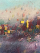 70 x 100 cm, Unikat, 'Favela' (HW1-453) - Acrylgemälde von Hagen Wieland
