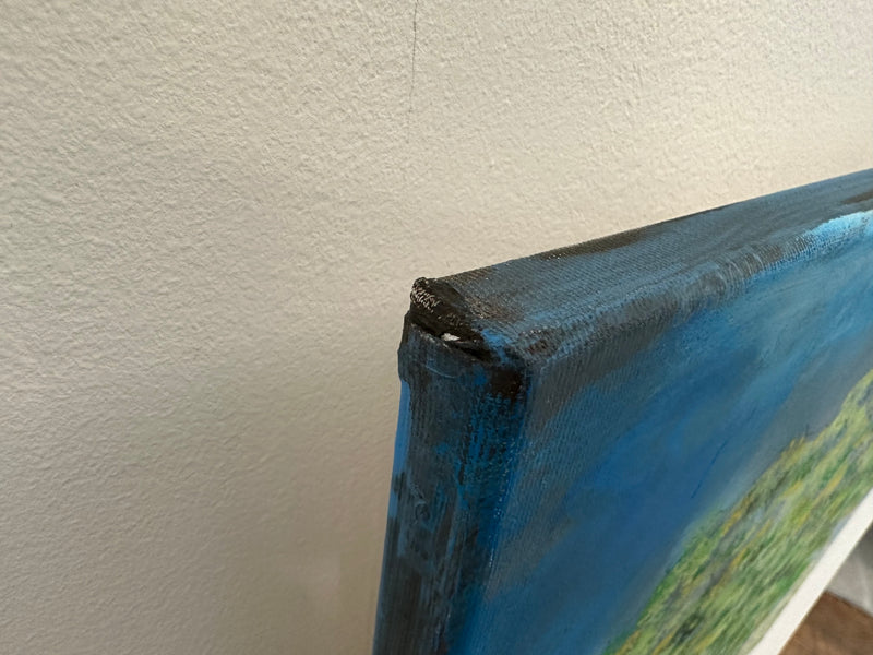 50 x 50 cm, Unikat, 'Der Weg' (HW1-111) - Acrylgemälde von Hagen Wieland