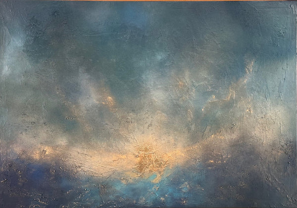 70 x 100 cm, Unikat, 'Dramatic Sky 70' (CLD13-481) -  von Clémentine Daudier