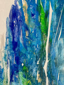 130 x 80 cm, Unikat, 'Save the Planet 1' (EKS18-508) - Acrylgemälde von Elke Schmidt