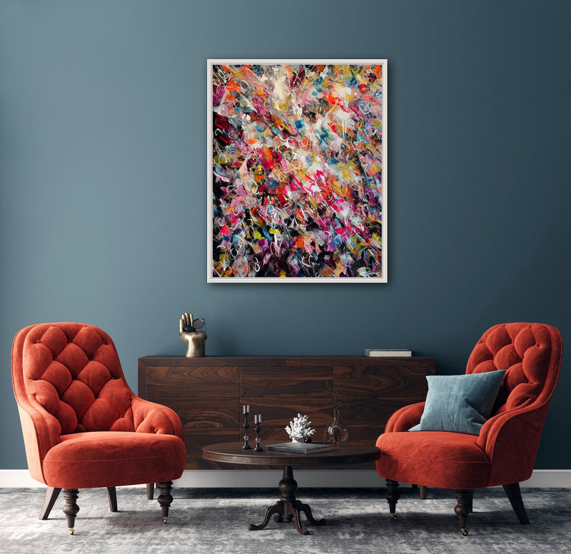 100 x 80 cm, Unikat, 'Into the wild wide open' (UBI17-454) - Acrylgemälde von Ute Bivona