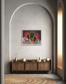 60 x 80 cm, Unikat, 'Schlummerndes Erbe' (KARO2-379) - Acrylgemälde von Karen Rohde