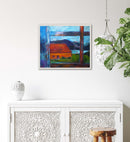 50 x 60 cm, Unikat, 'Fensterblick' (PGR16-413) - Acrylgemälde von Philipp Grieb