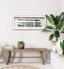 34 x 84 cm, Unikat, 'Moor im Winter' (HW1-392) - Acrylgemälde von Hagen Wieland