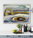 70 x 100 cm, Unikat, 'Delicate Arche' (HW1-432) - Acrylgemälde von Hagen Wieland