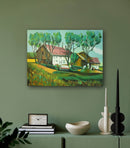 45 x 60 cm, Unikat, 'Verlassener Hof' (TP4-462) -  von Thomas Popp