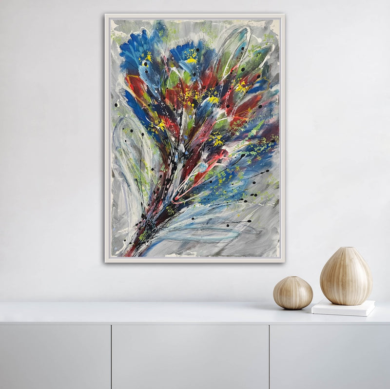 70 x 50 cm, Unikat, 'Coloris' (HW1-470) - Acrylgemälde von Hagen Wieland