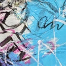 80 x 120 cm, Unikat, 'It's okay - waiting for you' (UBI17-420) - Acrylgemälde von Ute Bivona