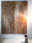 100 x 80 cm, Unikat, 'Leuchten' (YVN5-156) -  von Yvonne Neff