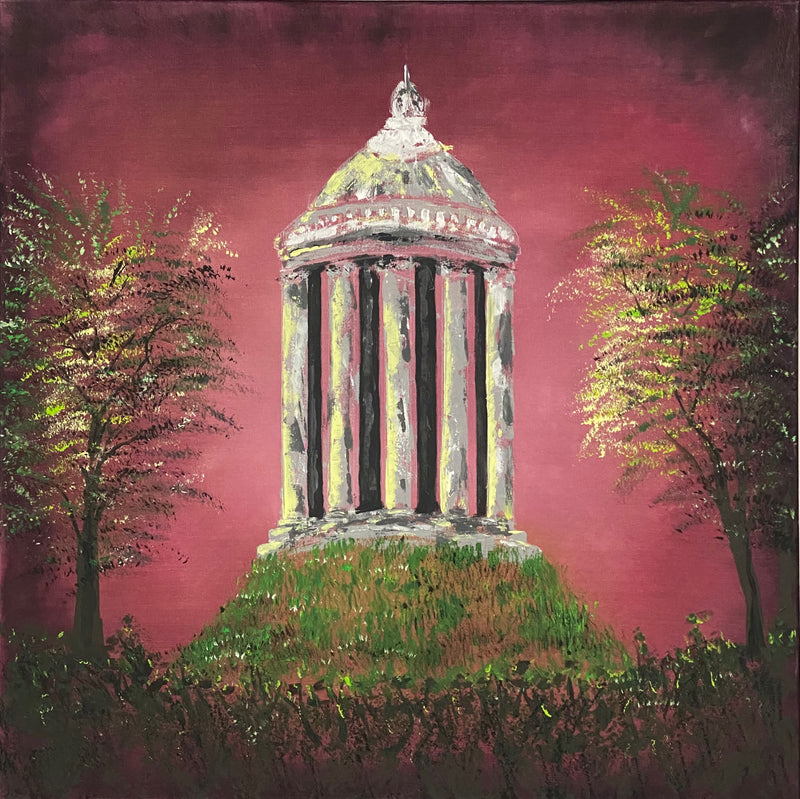 70 x 70 cm, Unikat, 'Monopterus' (HW1-134) - Acrylgemälde von Hagen Wieland