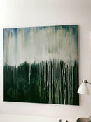 100 x 100 cm, Unikat, 'See' (YVN5-160) -  von Yvonne Neff