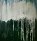 100 x 100 cm, Unikat, 'See' (YVN5-160) -  von Yvonne Neff