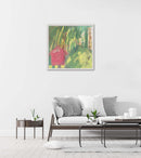 60 x 60 cm, Unikat, 'Das Haus' (CHS12-338) -  von Charlotte Schindler