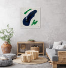 60 x 60 cm, Unikat, 'Wörthsee' (HW1-367) -  von Hagen Wieland