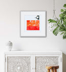 40 x 40 cm, Unikat, 'Face Like A Indorible Peace of Mood' (VFE10-308) -  von Veronika Ferk