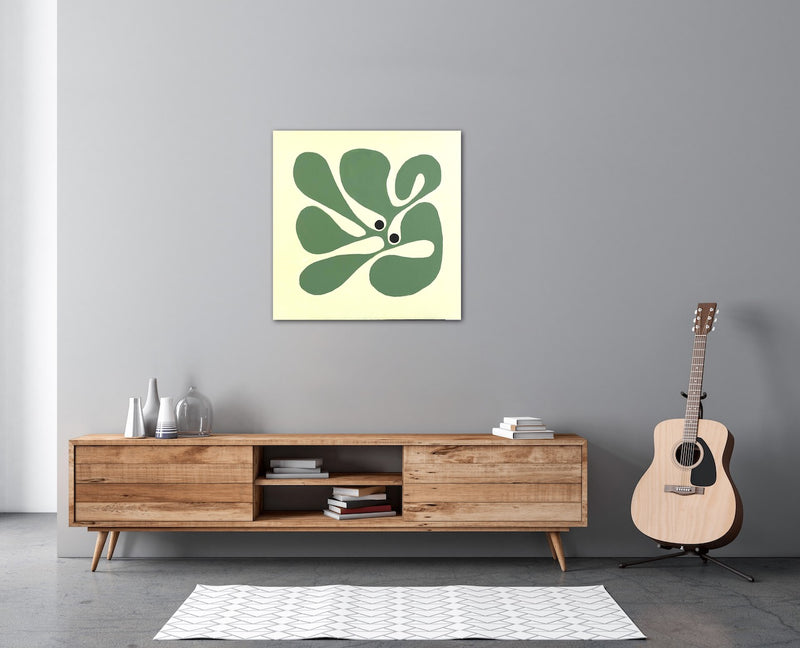 60 x 60 cm, Unikat, 'Clover Leaf' (GIN6-388) -  von  Gintonic