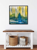 70 x 70 cm, Unikat, 'Verwunschen' (KARO2-356) - Acrylgemälde von Karen Rohde