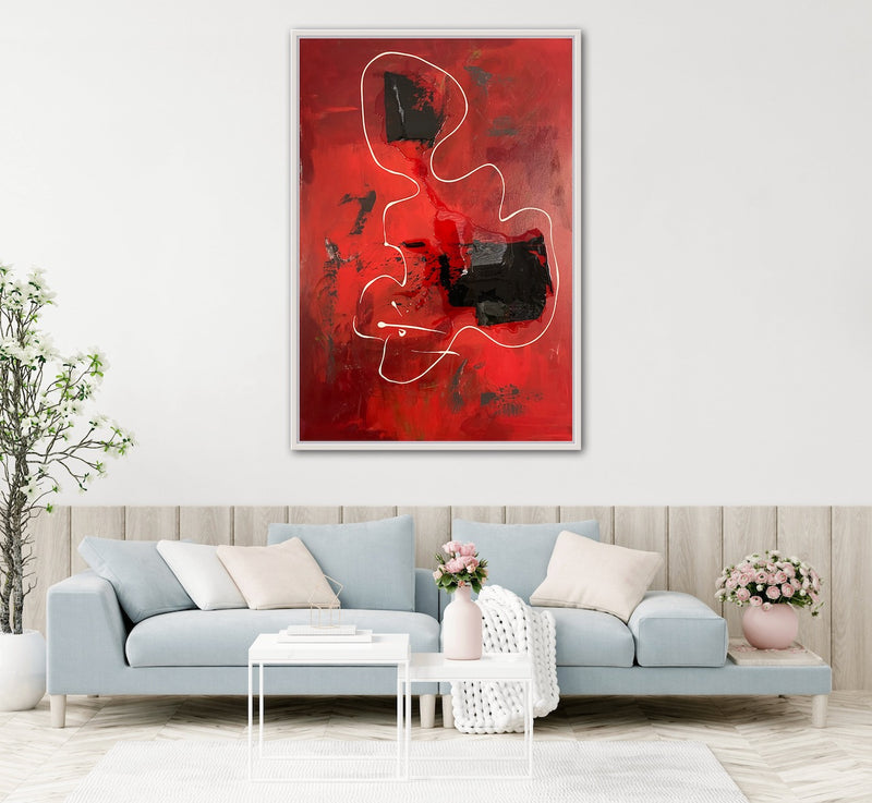 120 x 80 cm, Unikat, 'Flow' (KARO2-368) -  von Karen Rohde