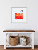 40 x 40 cm, Unikat, 'Face Like A Indorible Peace of Mood' (VFE10-308) -  von Veronika Ferk