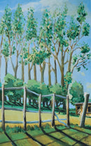 74 x 54 cm, Unikat, 'Pappeln' (TP4-286) -  von Thomas Popp