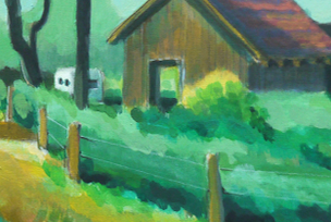 46 x 62,5 cm, Unikat, 'Bei Antersberg' (TP4-463) -  von Thomas Popp