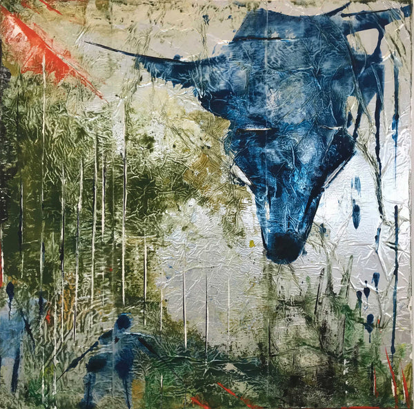 80 x 80 cm, Unikat, 'Torrero' (YVN5-172) -  von Yvonne Neff