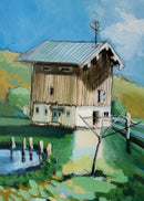 53 x 43 cm, Unikat, 'Wildholzen' (TP4-287) -  von Thomas Popp