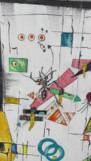 40 x 40 cm, Unikat, 'SALVE DEAM' (VFE10-352) -  von Veronika Ferk