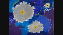 80 x 100 cm, Unikat, 'Flower Power' (HW1-82) - Acrylgemälde von Hagen Wieland