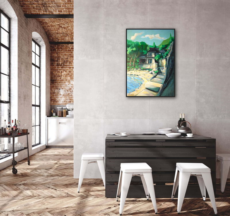 70 x 50 cm, Unikat, 'Arkadia 3' (TP4-372) -  von Thomas Popp
